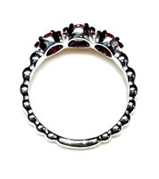 Ring Sommer Woman Flower in White Gold Rubino 0.74 Ct FIORI RUB 0.74 DIA 0.18 - FIORI RUB 0.74 DIA 0.18